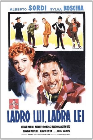 Watch Free Ladro lui, ladra lei (1958)